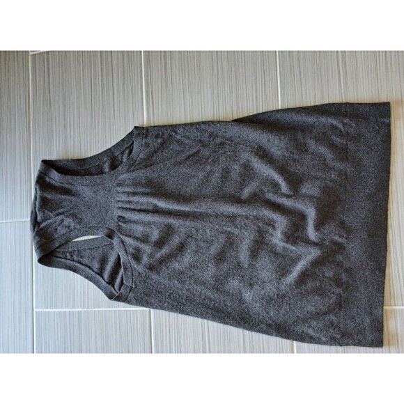 Vince Womens 100% Cashmere Gray Button-Front Sleeveless Vest Pockets Size M Nice - Picture 7 of 9